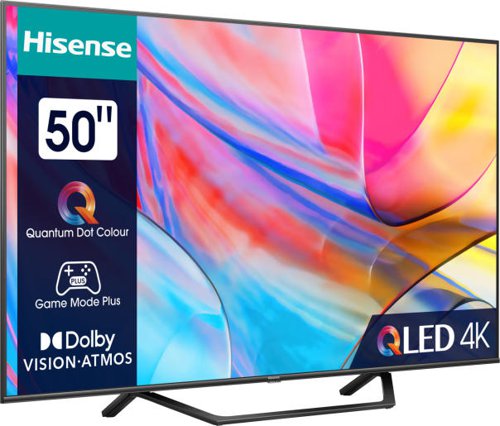 Hisense A7KQ 50 Inch 4K Ultra HD 3840 x 2160 Pixels Bluetooth HDMI QLED Smart TV 8HI50A7KQTUK Buy online at Office 5Star or contact us Tel 01594 810081 for assistance