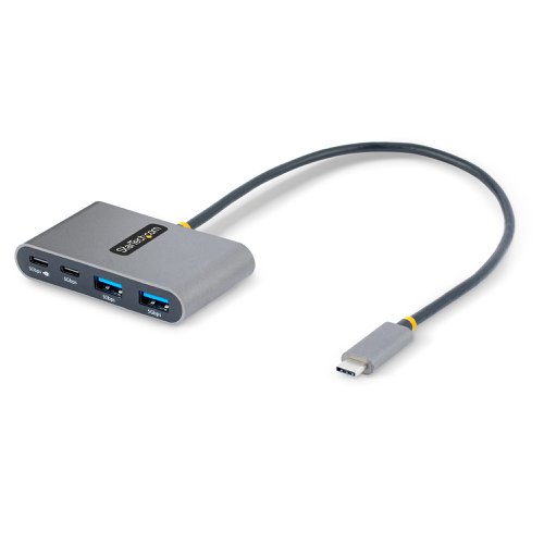 StarTech.com 4-Port USB-C Hub with 100W Power Delivery Pass-Through USB Hubs 8ST10374723