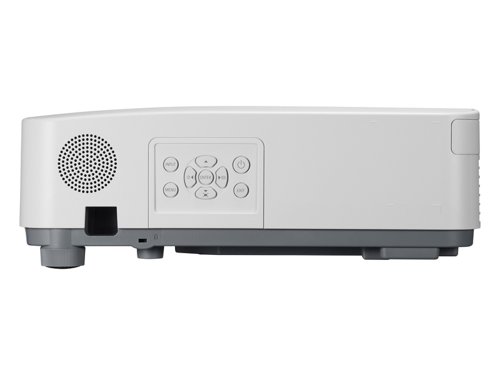 Visible yet noiseless - bringing a sense of calm to your meeting spaces.Scalable visualisation has never been so silent. With an outstandingly low noise level of just 22dB (ECO mode), the P547UL is quieter than the ticking of a watch.Thanks to the completely sealed engine, this laser projector is filter-free meaning 20,000 hours of maintenance-free operation. Comprehensive connectivity and optional WiFi provide the utmost flexibility and time saving operation. The enhanced embedded MultiPresenter functionality enables wireless presentation and screen sharing for up to 16 devices simultaneously, out of the box to your meeting room. The technology is future-proof with the capability of processing 4K inputs at 30Hz. Bringing the future of projection to your meeting room has never been easier, quieter and as low maintenance than with the NEC P547UL.