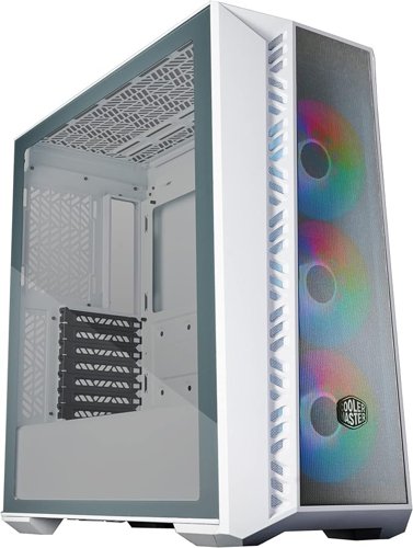 Cooler Master MB520 Mesh White ATX Tempered Glass Gaming PC Case