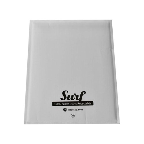 Surf All Paper Padded Mailing Envelopes Size H(5) - Internal Size 270mm x 360mm - White (Box 100) - SURFH5