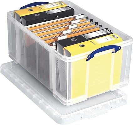 Really Useful Plastic Storage Box 64 Litre Clear - 64CCB