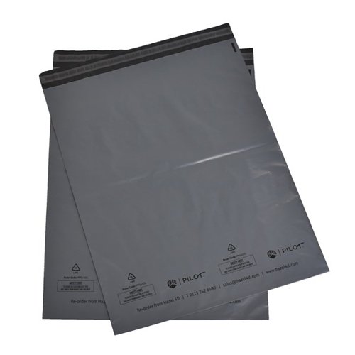 Pilot Grey Opaque Mailing Bags With Self-Adhesive Strip on Lip 700mm x 980mm + 50mm Lip (Pack 150) - PMS700980G