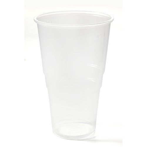 ValueX Flexiglass Plastic Glass 1 Pint Clear (Pack 1000) - 0510004