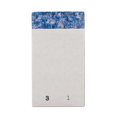 Pukka Pads Restaurant Pad Duplicate Numbered Pages 76mm x 140mm White (Pack 5) - 7077-RES Message Pads 26907PK