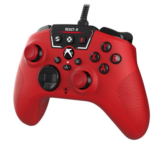 Turtle Beach React-R Wired 3.5mm Connector Red Xbox Series X; Xbox Series S; Xbox One X; Xbox One S and PC Gaming Controller