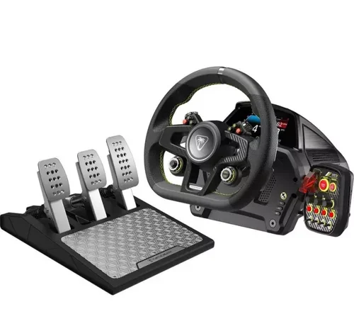 Turtle Beach VelocityOne Black USB Steering Wheel and Pedals for PC and Xbox