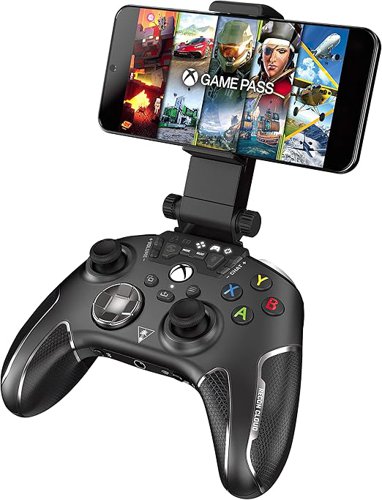 The Turtle Beach® Recon™ Cloud Hybrid Controller is built for wireless gaming on Android 8.0+ devices & Windows PCs, and wired gaming on Xbox Series XS, Xbox One, and Windows PCs. All-new for the Recon™ Cloud, take your game wireless with Bluetooth® connectivity for Android 8.0+ devices and Windows 10/11 PCs. An adjustable, detachable phone clip offers secure smartphone mounting, and a long-lasting 30+ hour wireless battery lets you play for hours on Xbox Game Pass, Stadia, Steam Link and more. Plus, popular features from the Recon™ Controller carry over into the Recon™ Cloud, like Superhuman Hearing®, EQ presets, ergonomic cooling grips and next-gen vibration feedback.