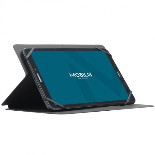 Mobilis Origine Universal 9 Inch to 11 Inch Folio Protective Black Tablet Case