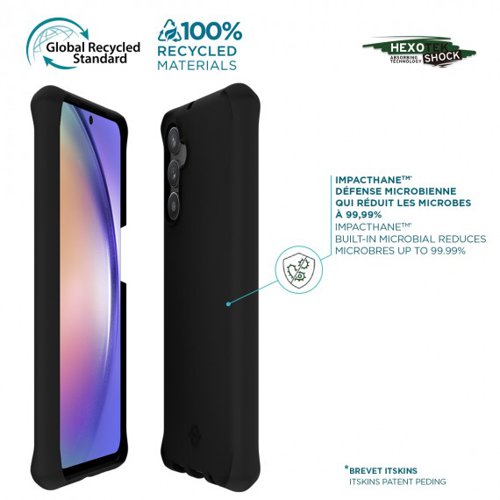 Mobilis Spectrum Samsung Galaxy A54 5G Antimicrobial 100% Recycled Black Phone Case  8MNM066041