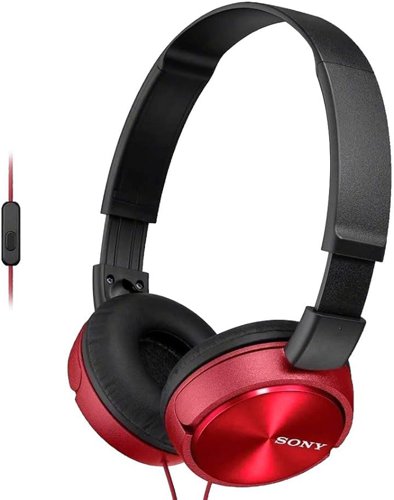 Sony MDR-ZX310 Wired 3.5mm Jack Red Folding Headphones