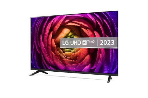 LG UHD TV with HDR10 Pro brings optimised brightness levels for vivid colour and remarkable detail.?5 AI Processor 4K Gen6 enhances the LG UHD TV to provide you with an immersive experience.Watch in 4K and enjoy a viewing experience like the ones in the cinema.Watch non-4K content in 4K on big UHD screens to enjoy clarity and precision in every moment.Easily enjoy content from the biggest streaming platforms directly on LG UHD TV.Transform your experience with fast, smooth gaming and feel like you're truly immersed in the game.Find all the settings you need for optimal gameplay in one place. Game Dashboard allows you to change the current game genre settings quickly.