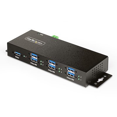 StarTech.com 7-Port Managed 5Gbps Industrial USB Hub