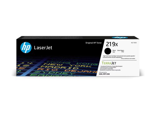 HP 219X High Yield Black Toner Cartridge 3.2K - W2190X