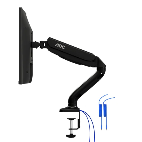AOC AS110DX 13 Inch to 32 Inch Monitor Arm Mount with USB and USB-C Port