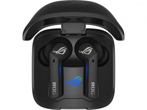 8AS10363478 | ROG Cetra True Wireless gaming headphones with low-latency wireless connection, ANC, up to 27-hour battery with wireless-charging case, IPX4 water resistance and support for EQ/virtual 7.1 via Armoury Crate.