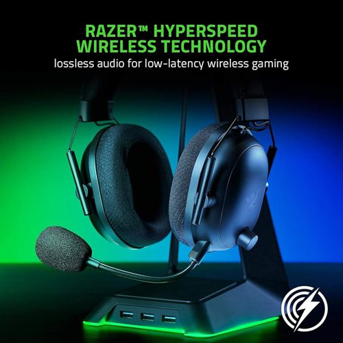 Razer BlackShark V2 Pro Wireless and Wired 3.5mm Connector Black Gaming Headset 8RA10319345