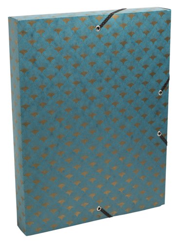 Exacompta Neo Deco Elasticated Box File A4 40mm Assorted Colours PK8 - 59450E
