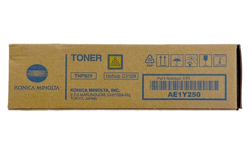 Konica Minolta TNP-92Y Yellow Toner AE1Y250