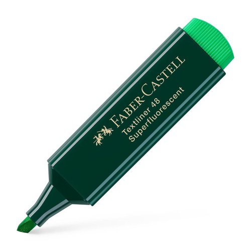 Faber-Castell Highlighter Textliner 48 - Green (Pack 10) - 154863