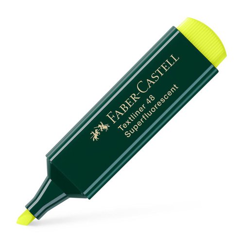 Faber-Castell Highlighter Textliner 48 - Yellow (Pack 10) - 154807