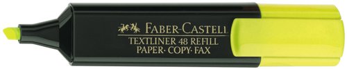 Faber-Castell Highlighter Textliner 48 - Yellow (Pack 10) - 154807