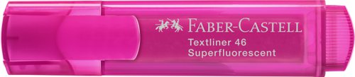 Faber-Castell Highlighter Textliner 46 Pink (Pack 10) - 154628