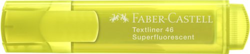 Faber-Castell Highlighter Textliner 46 Yellow (Pack 10) - 154607