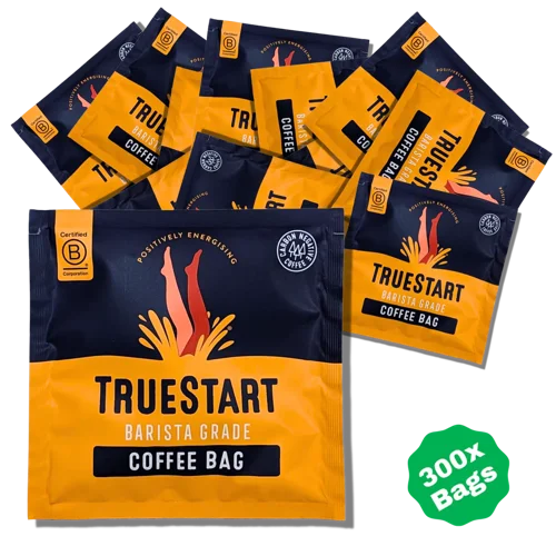 TrueStart Coffee Individually Wrapped Coffee Bags (Pack 300) - COFEC300BULK