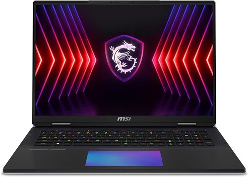 MSI Titan 18 HX A14VIG-051UK 18 Inch Intel Core i9-14900HX 64GB RAM 2TB SSD NVIDIA GeForce RTX 4090 16GB Windows 11 Pro Gaming Notebook