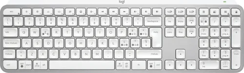 Logitech Master Series MX Keys S for Mac Advanced Wireless Illuminated Pale Grey Keyboard