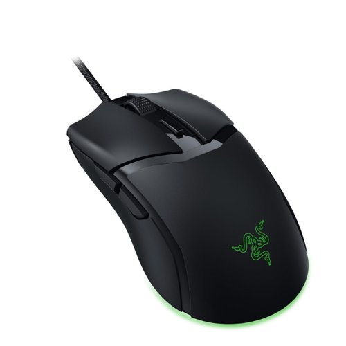 8RA10417764 | Hit the mark for precision and immersion with the Razer Cobra—a lightweight wired gaming mouse powered by Razer Chroma RGB. Armed with ultra-durable switches and decked out with a gradient Chroma underglow, you’d never expect a mouse so small to pack such big?game performance.With a lightweight design that caters to most grip styles, the Razer Cobra not only allows for fast, precise control, but feels extremely comfortable to use even during long hours of gaming.