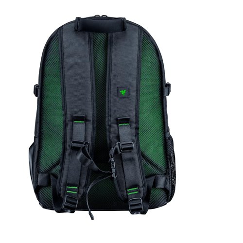 8RA10386651 | Conquer your commute with the Razer Rogue 16” Backpack V3 – Chromatic Edition, a compact travel companion optimized for toughness and utility. Emblazoned with a holographic wordmark, this special variant of the Rogue ensures you’ll always carry the light, no matter how heavy the fighting gets.Outfitted with a sleek, minimalist design, the backpack’s stylish exterior is tear and water-resistant, providing resilience to the rigors of everyday travel and all-weather conditions.Its ample interior is lined with TPU—a scratch proof material that guards against abrasion, allowing easy handling—while separate, organized compartments keep your gear safe from impact damage.Found within the main compartment, the padded laptop slot is lined with soft woven fabric to keep your Razer Blade 16—or other similarly sized laptops—tucked away safely and snugly.