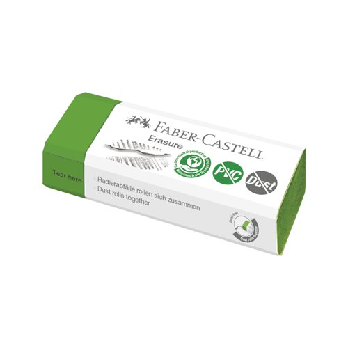 Faber-Castell Eraser PVC-Free & Dust-Free (Pack 20) - 187250