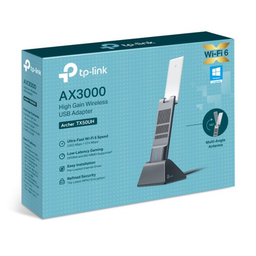 TP-Link Archer AX3000 High Gain Wireless USB Adapter Wireless Network Adapters 8TP10434771