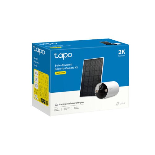 TP-Link Tapo C410 Solar-Powered Security Camera Kit CCTV Cameras 8TP10439511