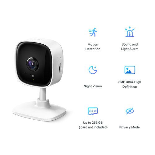 TP-Link Tapo C110 Mini Smart Home Security Wi-Fi Camera Twin Pack CCTV Cameras 8TP10441934