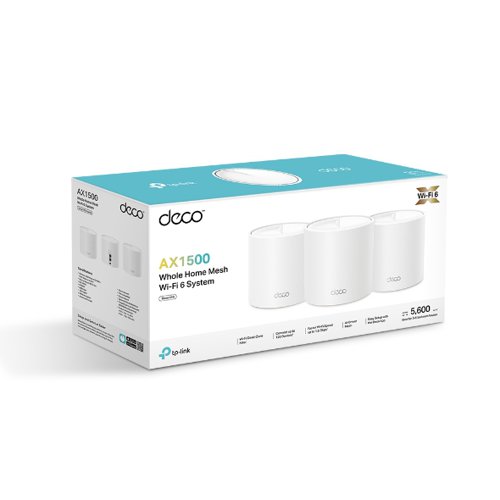 TP-Link AX1500 Whole Home Mesh Wi-Fi 6 System 3 Pack Network Routers 8TP10431317