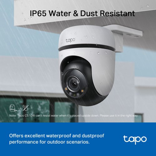 TP-Link Tapo C510W Outdoor Pan Tilt Security Wi-Fi Camera 2 Twin Pack CCTV Cameras 8TP10441927