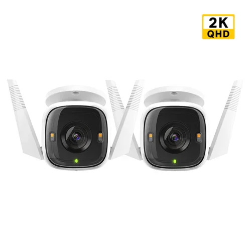 TP-Link Tapo C320WS Outdoor Security Wi-Fi Camera Twin Pack CCTV Cameras 8TP10441928