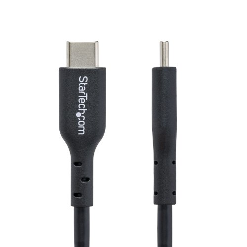 StarTech.com 2m 60W Power Delivery USB-C Black Charging Cable