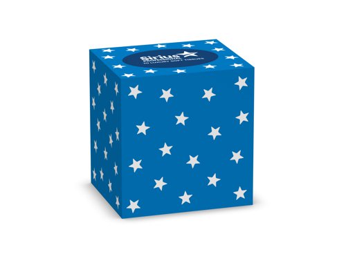 ValueX Facial Tissues Cube 2 Ply White 70 Sheets Per Pack (Pack 24) - FTC24