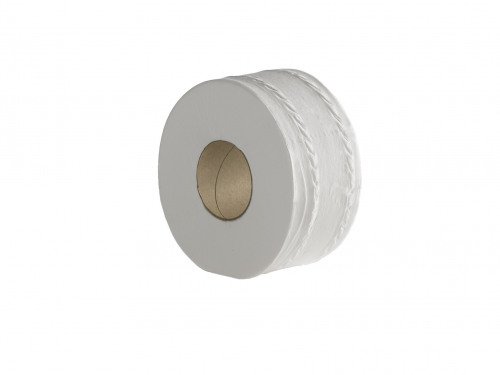 ValueX Mini Jumbo Toilet Rolls 100% Recycled 2Ply 60mm Core L 150m White (Pack 12) - MJ15060R