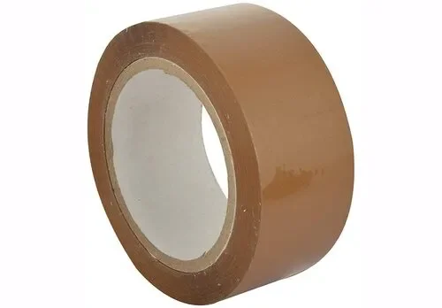 Packing Tape 50mmx66M 19mic 76mm Core Natural Rubber Buff FSC Recycled 70%  656676