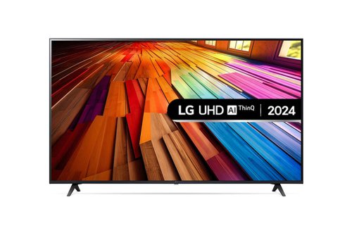 LG UT80 2024 55 Inch 3840 x 2160 Pixels 4K Ultra HD HDR Bluetooth HDMI USB Smart TV