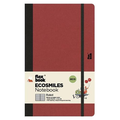 FlexBook Ecosmiles 13x21cm Ruled Cherry