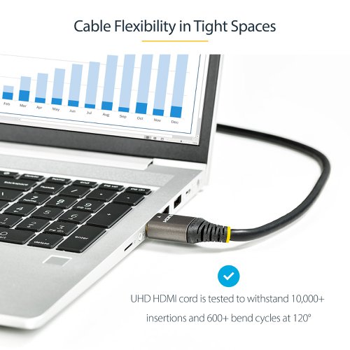 StarTech.com 1m Premium Certified 4K 60Hz HDMI 2.0 Cable