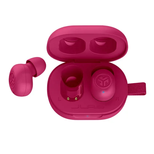 JLab Audio JBuds Pink Mini True Wireless Earbuds with Charging Case