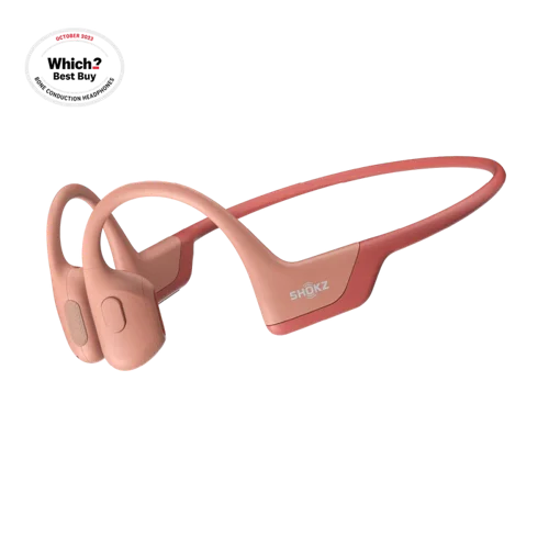 Shokz OpenRun Pro Pink Bone Conduction Stereo Bluetooth Headset