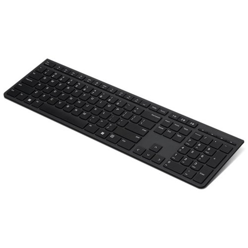 Lenovo Professional RF Wireless + Bluetooth QWERTY UK English Rechargeable Keyboard 8LEN4Y41K04067